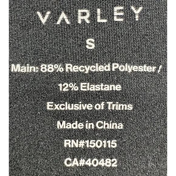 Varley Naples Women's Size Small Oversized Black Knit Mini Dress Minimalist - Picture 5 of 6